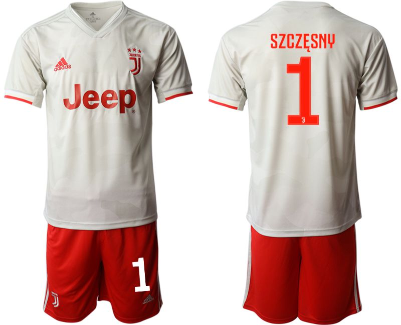 Men 2019-2020 club Juventus FC hoaway #1 white Soccer Jerseys->->Soccer Club Jersey